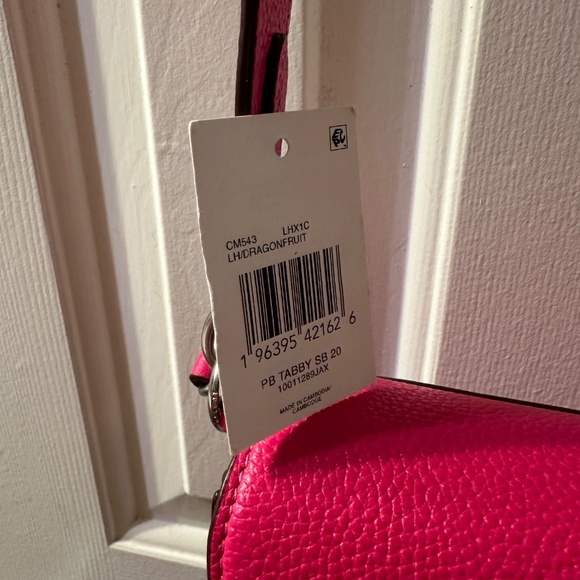 Coach Dragonfruit Tabby Purse - Picture 6 of 6